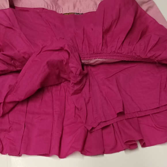 Metro style skits| Women's casual summer pink/ ruffle layer scallop skirt size 8 - Picture 6 of 10